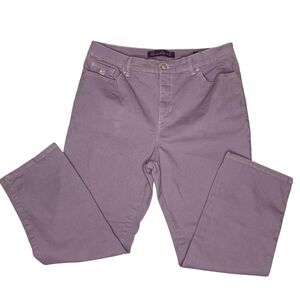Gloria Vanderbilt " Amanda " Purple Sz 16PS Vintage Mom Jeans